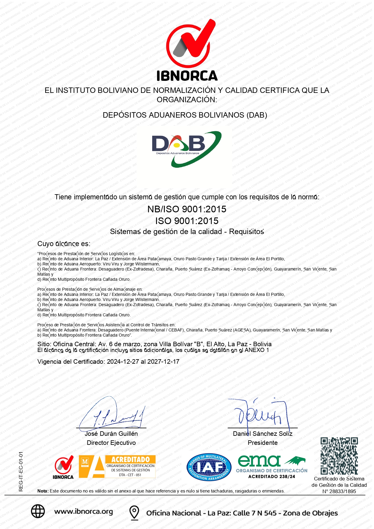 Certificación